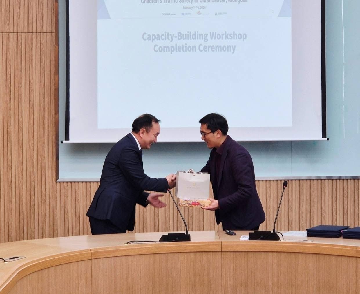 Capacity-building workshop completion ceremony